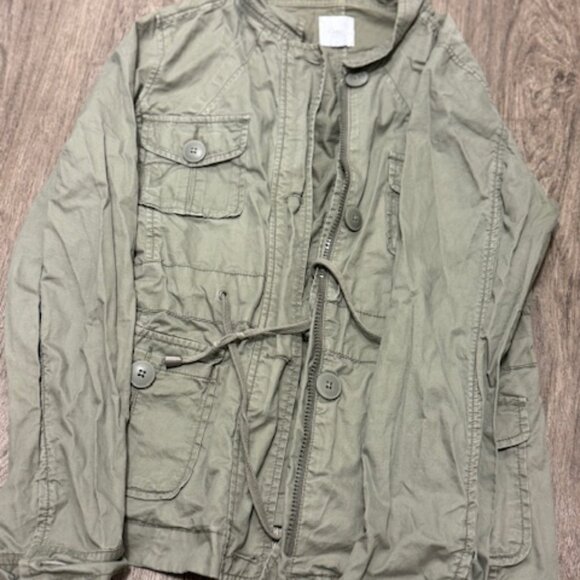 TWO (2) Women's Jackets - Old Navy - GAP Camo - Green Lightweight - EUC - Small - Picture 2 of 2